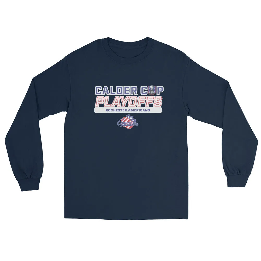 Rochester Americans 2024 Calder Cup Playoffs Adult Long Sleeve Tee