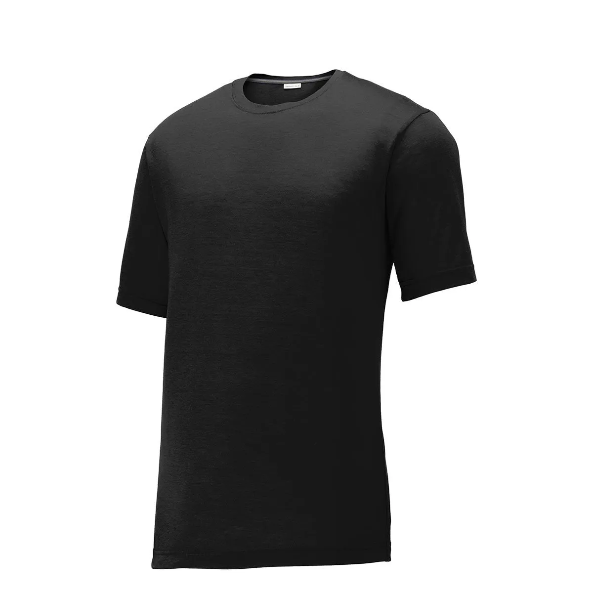 Sport-Tek Men's Black PosiCharge Competitor Cotton Touch Tee