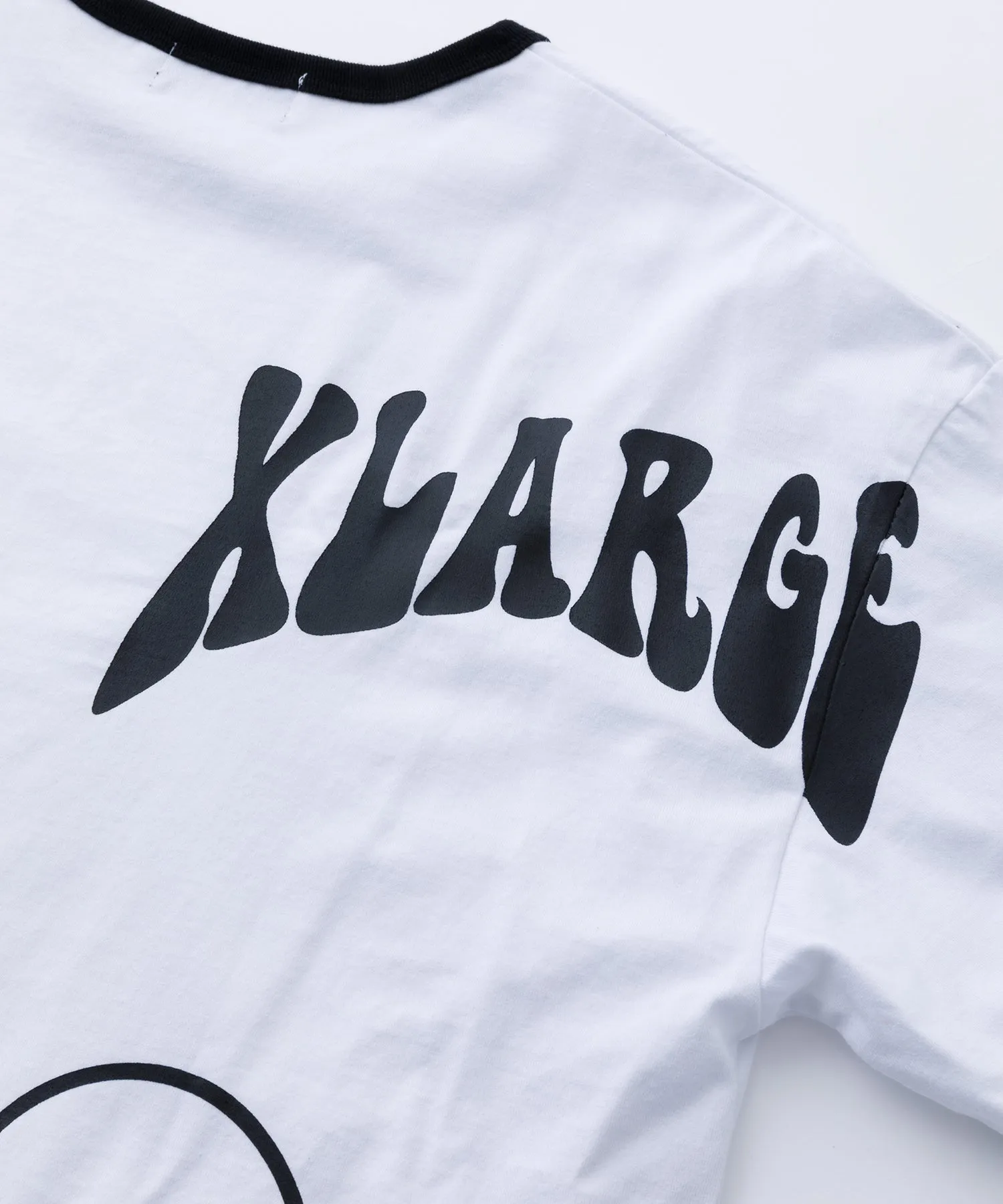 S/S FLORAL PRINT RINGER TEE
