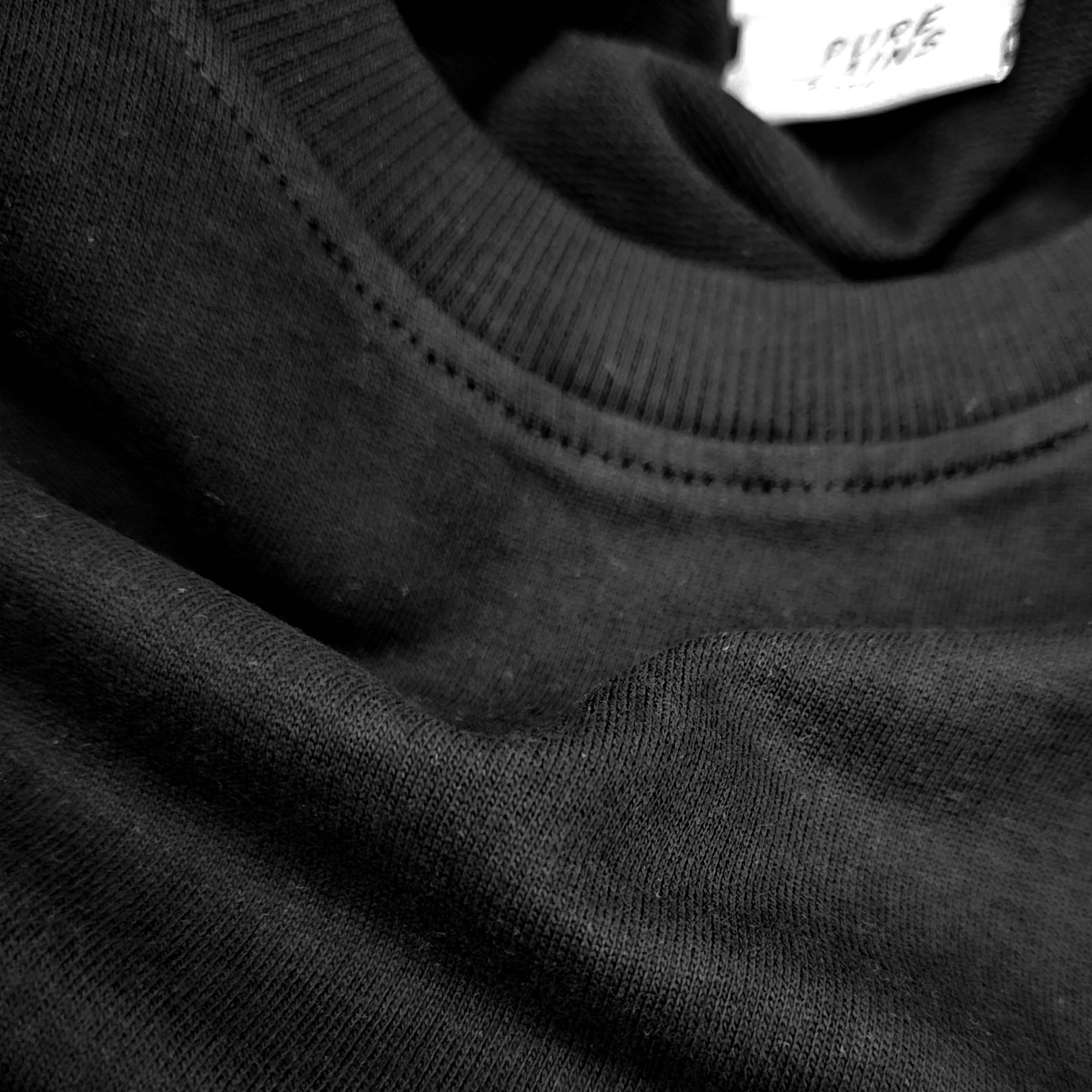 Stork Oversized Black T-shirt