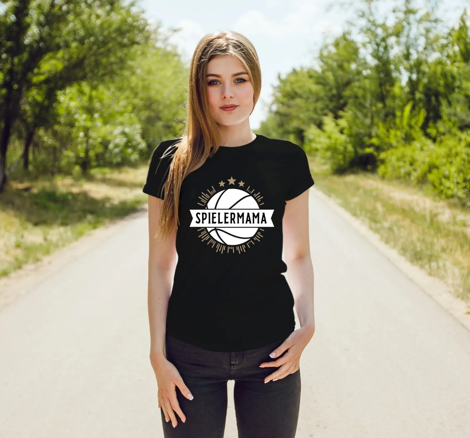 T-Shirt Damen - Spielermama (Basketball)