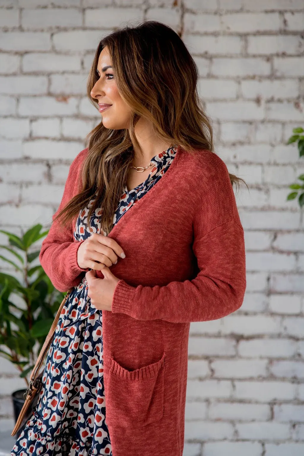 Textured Tissue Tunic Cardigan
