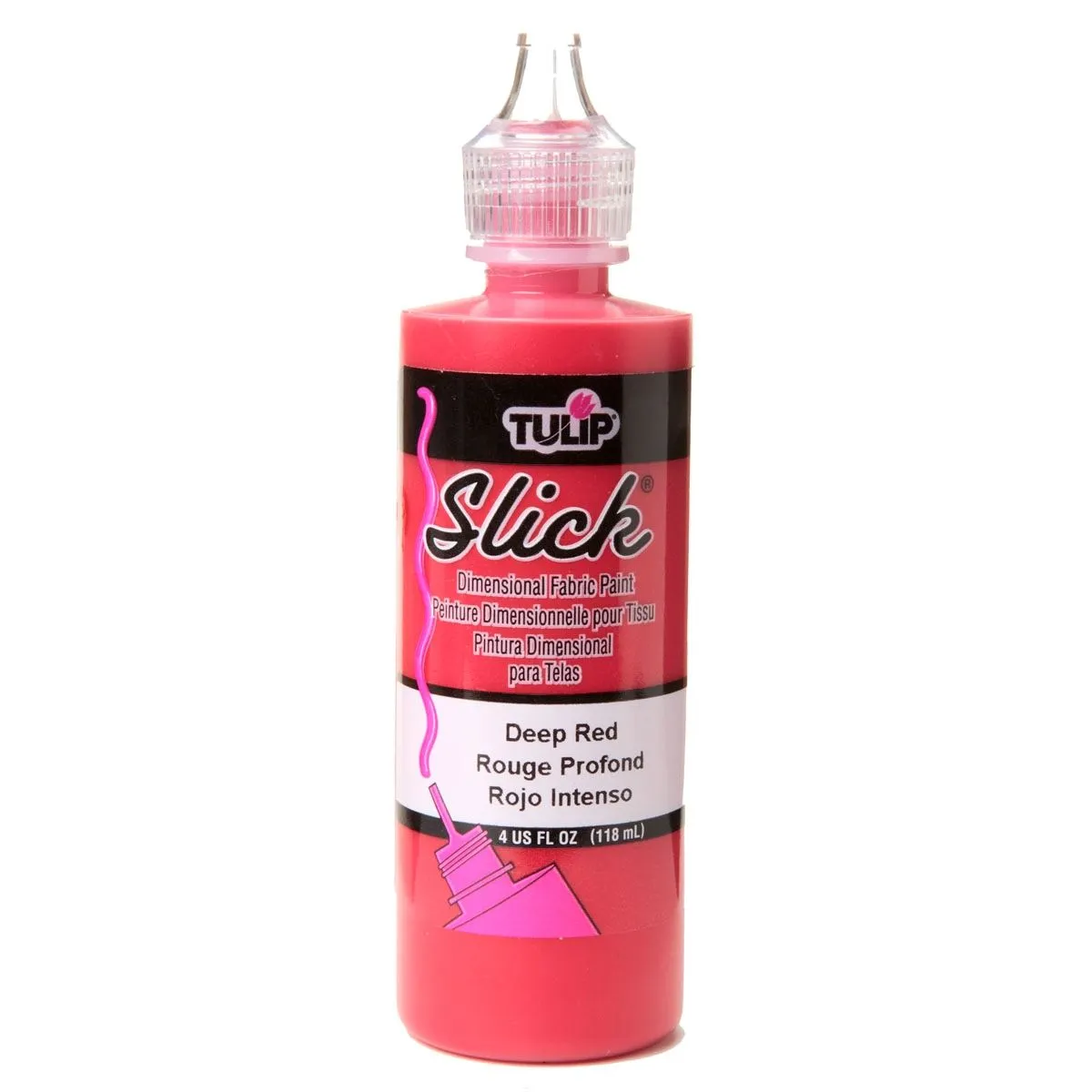 Tulip Puff Paint Slick Deep Red 4 fl. oz. 3 Pack