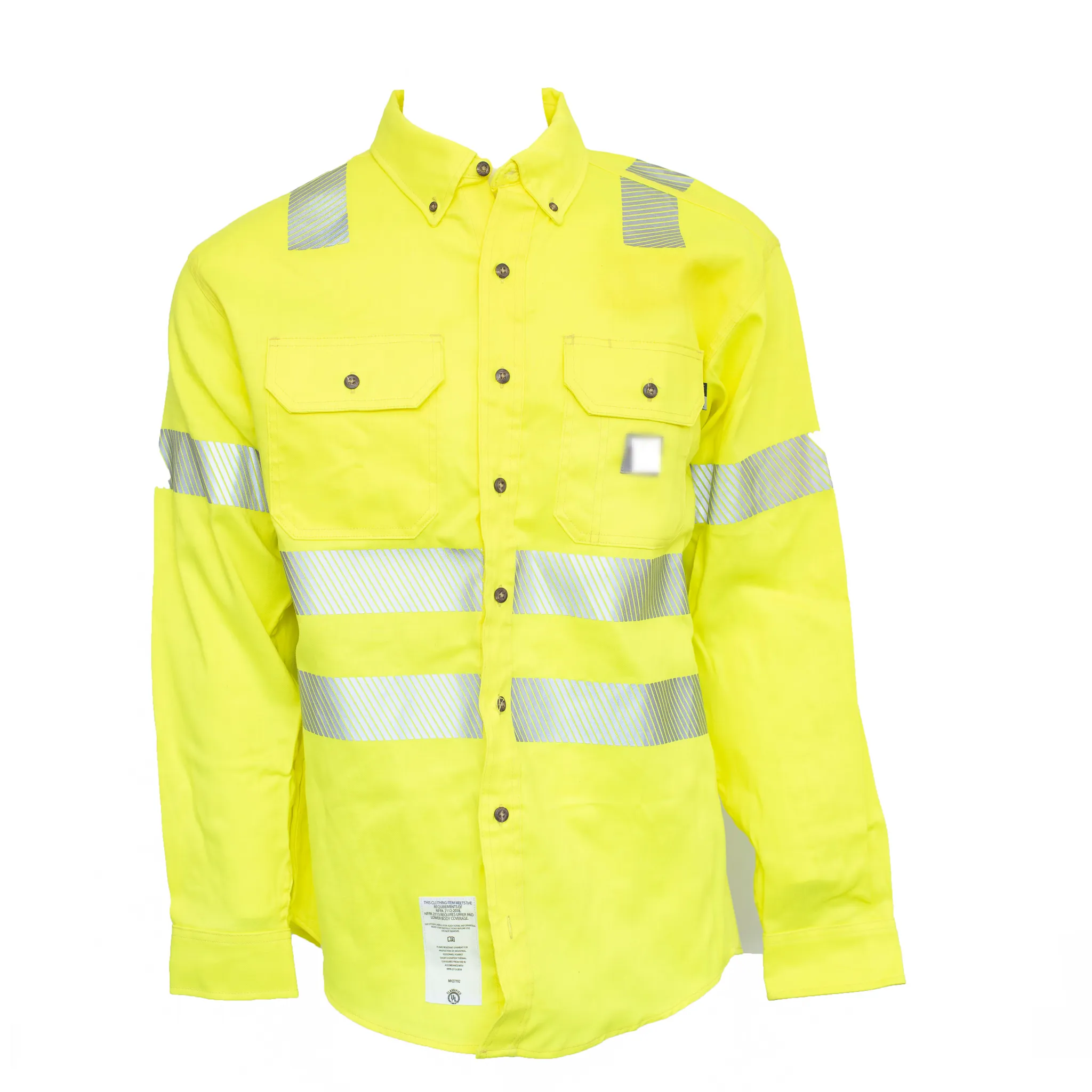 Used Name Brand Flame Resistant Hi-Visibility Shirt